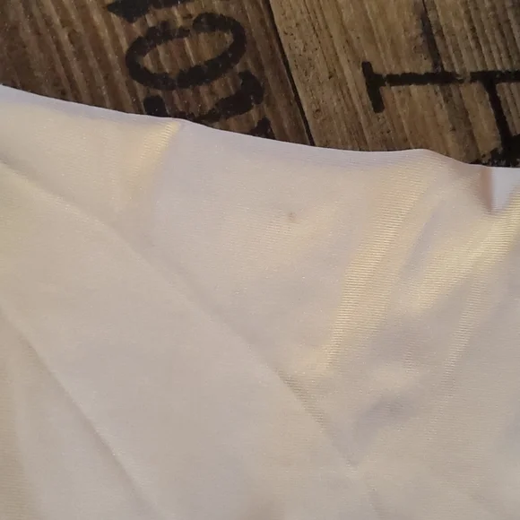 Cream & rose gold sequined, full length dress, size 2X, Shein - Picture 5 of 11